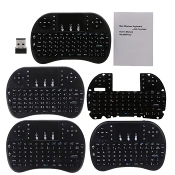 

Russian i8 2.4GHz Wireless Keyboard Air Mouse Touchpad for Android TV BOX PC