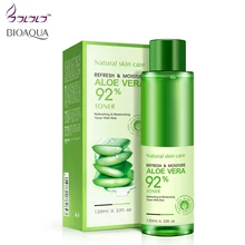 Алоэ Вера сглаживание лица Тонер контроль жировыделения осветляет цвет кожи уход за кожей лица Восстанавливающая увлажняющая удаляет AcneT
