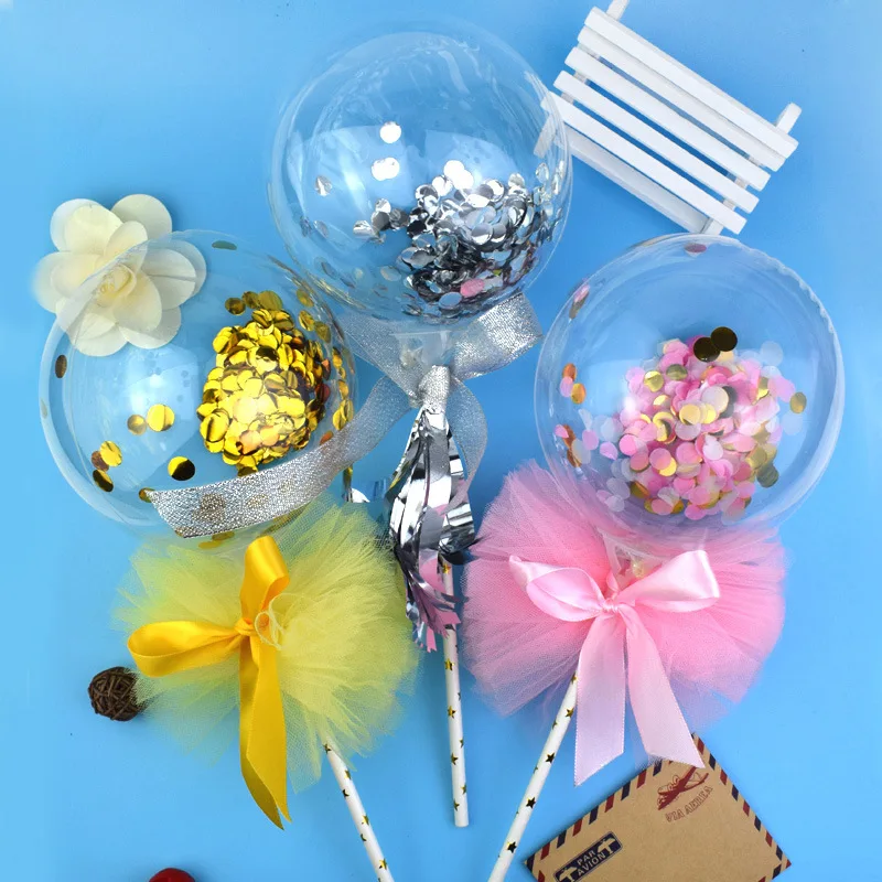 

Wholesale 50pcs Balloons Accessories Ballon Paper Straw Sticker Bowknot Tassel Accessory Birthday Wedding Party Christmas Decor