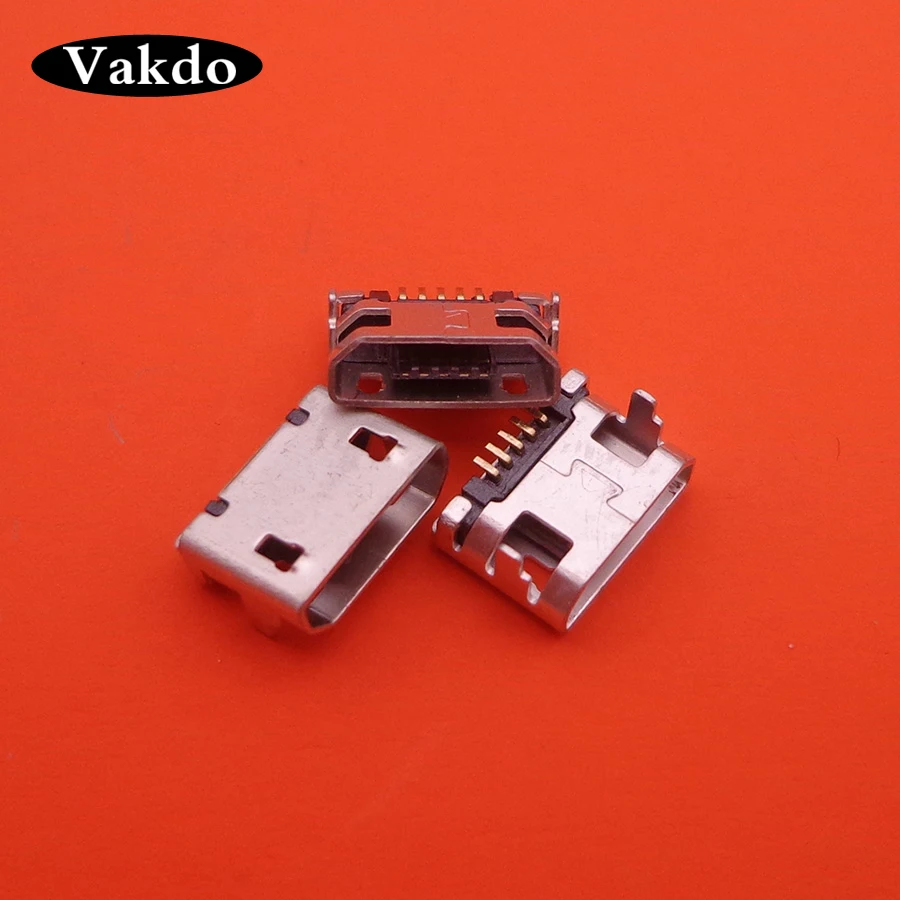 100 шт./лот новый micro mini USB разъем для зарядного устройства док станции 5 контактный