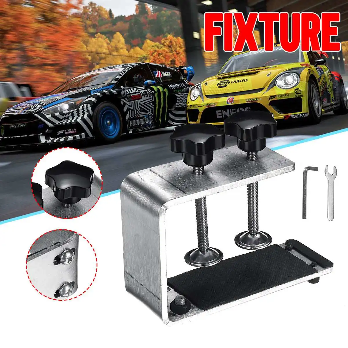

USB Handbrake Fixture Clamp Set PC Windows For Sim Racing Games