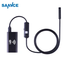 1M 2M 3.5M 5M IOS Android Wifi Endoscope 8mm Lens 6 LED Waterproof Borescope Inspection Camera 2.0MP Snake Tube Pipe Mini Camera