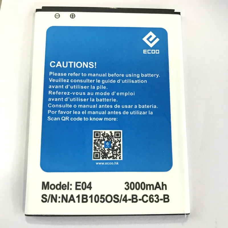 Аккумулятор 3000 мАч для Elephone ECOO E04/E04 Plus Bluboo X6 (BT C63) аккумуляторы + трек