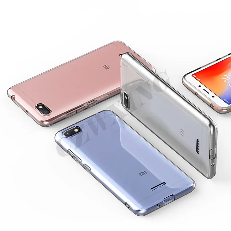 Transparent Case Xiaomi Redmi 6A Case Redmi 6A Case Soft Silicone Back Cover Phone Case Xiaomi Redmi 6A Redmi 6 A Redmi6A (1)