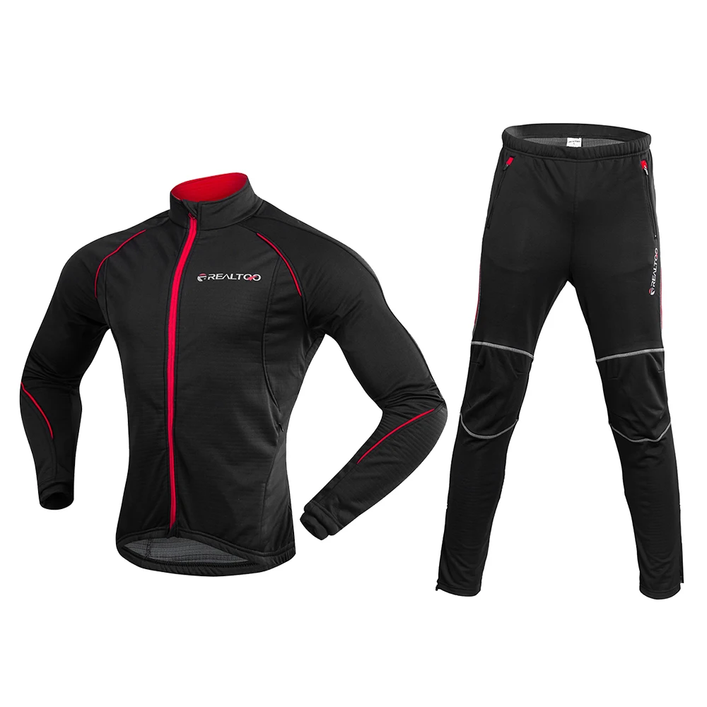 Buy Men's Cycling Clothing Set Winter Fleece Thermal