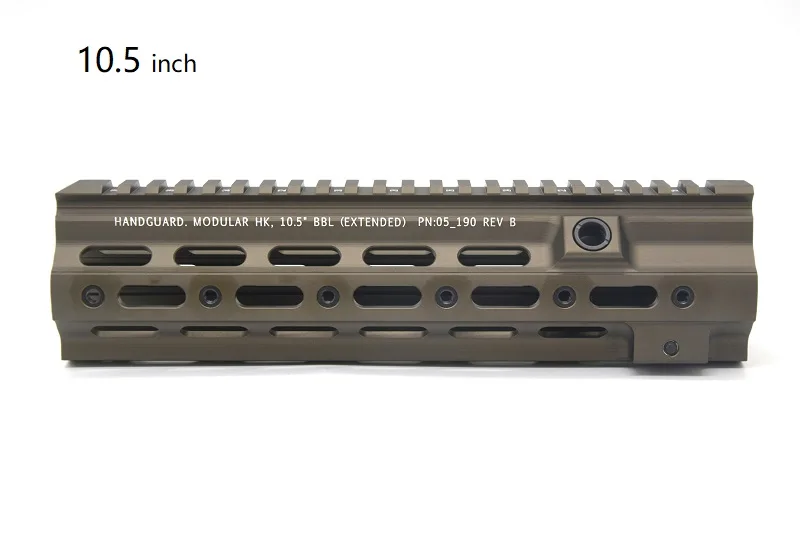 XPOWER GT style 10'Rail system 416 M-LOK MOD Lite Handguard для AR AEG Airsoft M4A1 Пейнтбол CS Спорт на открытом воздухе приемник коробка передач - Цвет: Sand