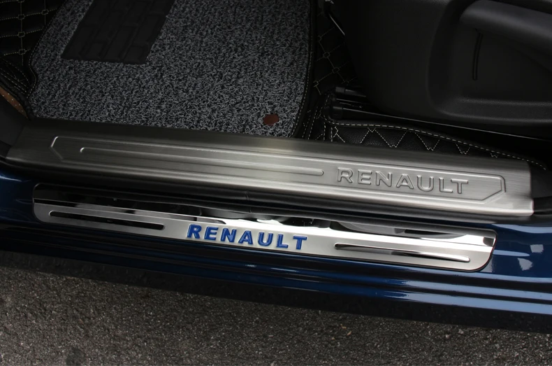 Подходит для Renault каджары 304 Нержавеющая сталь встроенный внешний потертости порога Добро пожаловать пластины автомобиля Аксессуары