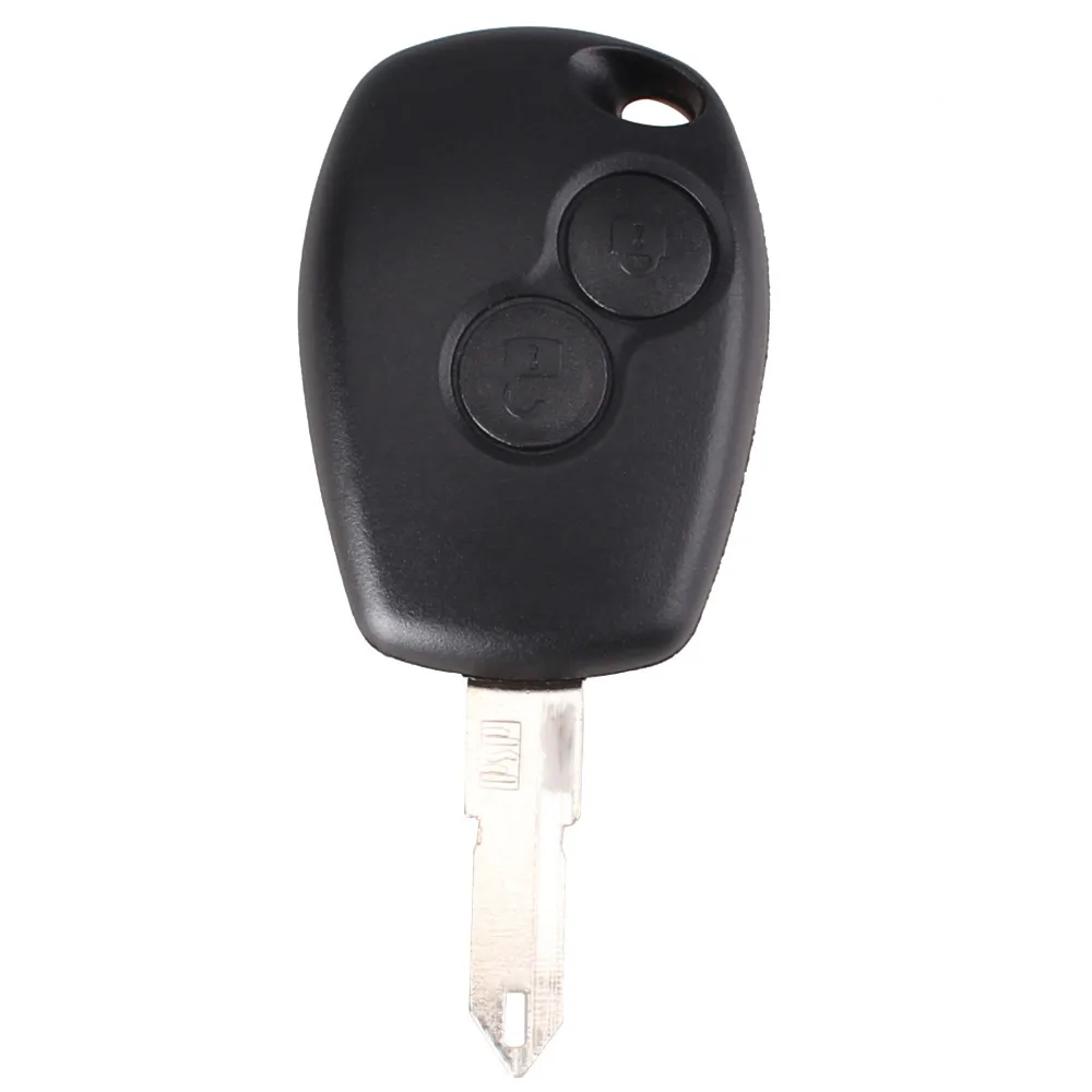 Чехол KEYYOU для автомобильного ключа с 2 кнопками и необработанным лезвием Renault Duster