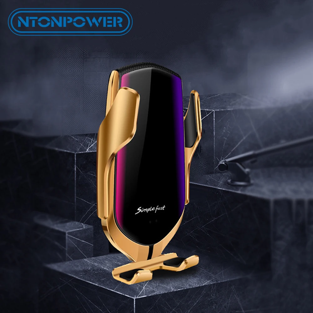Беспроводное зарядное устройство NTONPOWER Qi для iPhone XS Max X 8 10 Вт быстрая Беспроводная