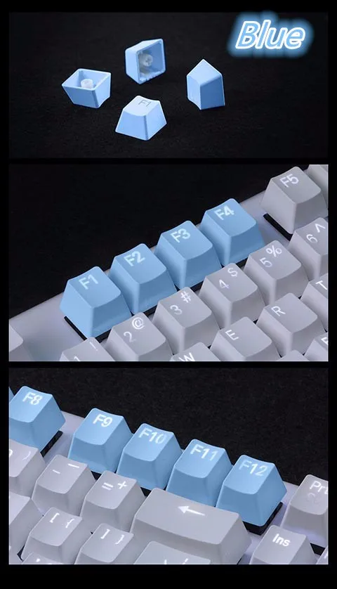 MP 12 Keycap PBT, улыбчивый ангелочек R4 высоко F1 к F12 двойной выстрел подсветкой Cherry MX Переключатель личности Функция Keycap