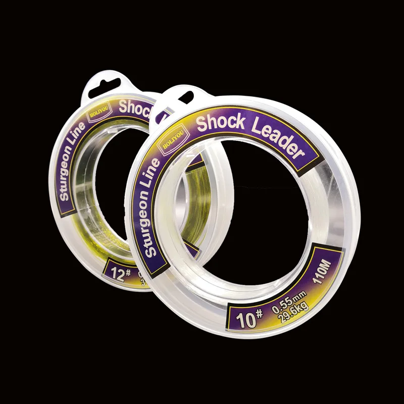 Linha de Náilon de Água Linha de Pesca da Força de Choque Líder do Monofilamento de 120yds Linha Durablend Salgada Grande - 110m 0.40-0.75mm 7 Esporte e Lazer