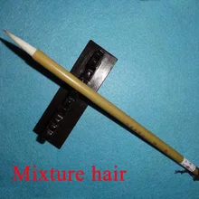 Несколько волос Живопись Кисточки белый Китайская каллиграфия Кисточки с козьим волк смешанные волос Книги по искусству картина питания