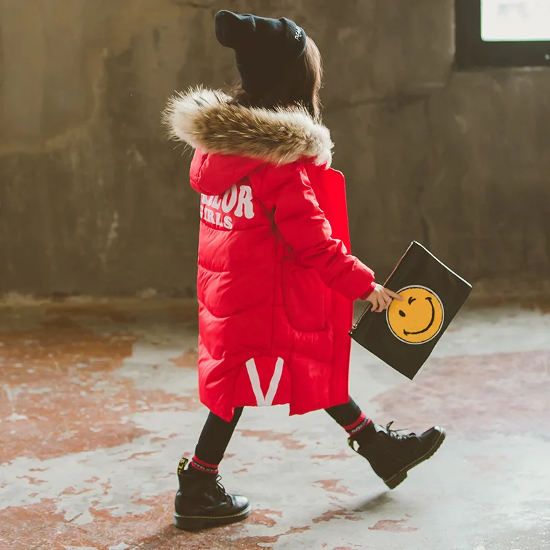 

2018 Winter Girl Fashion Hooded Warm Cotton Clothes Sweet and lovely personality simple thick coat