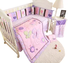 Best Price Butterfly Baby Bedding Set Children 4 Pcs Set Baby Cot Cotton Cartoon Animal Pattern Bedding Sheets Include Comforter Best Price Butterfly Baby Bedding Set Children 4 Pcs Set Baby Cot Cotton Cartoon Animal Pattern Bedding Sheets Include Comforter