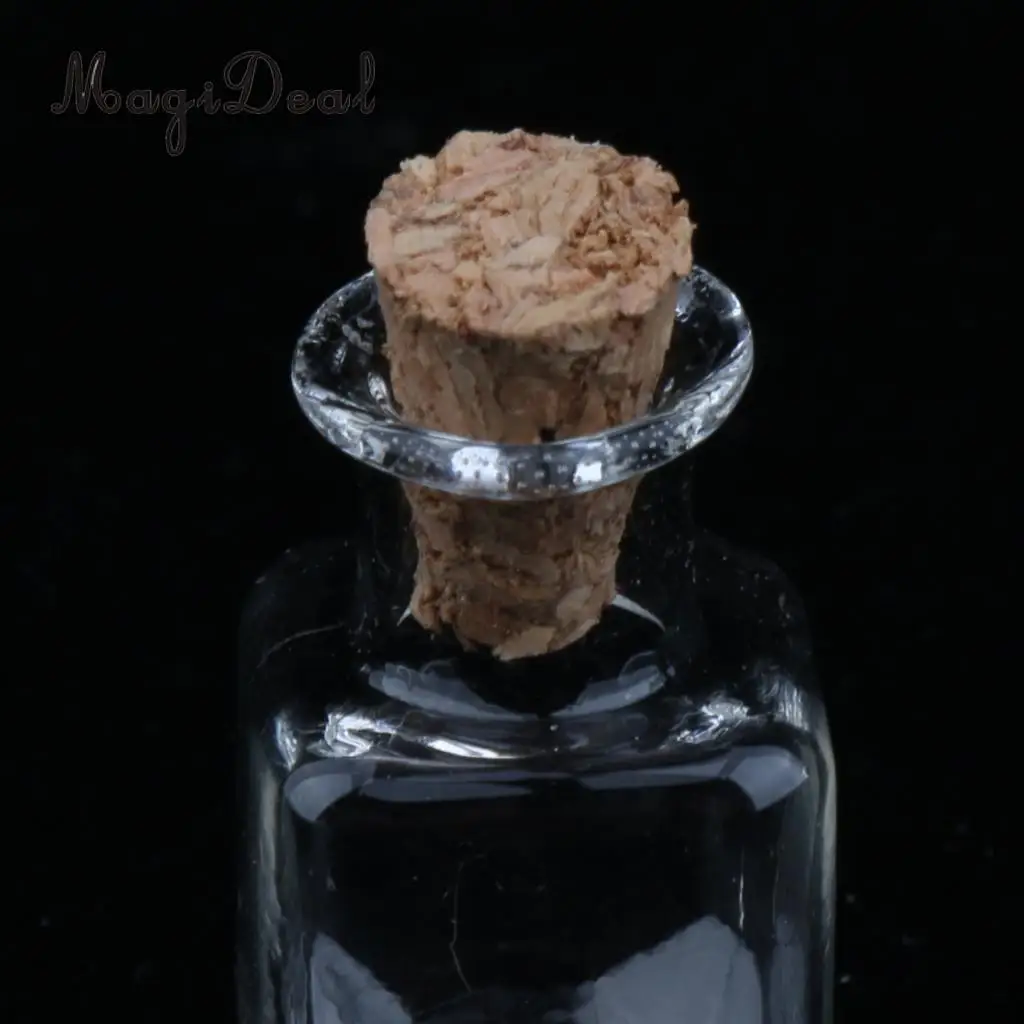 10pcs 2ml Small Glass Wishing Bottles Essential Oils Jars  Fragrance Reed Diffuser Vials DIY Decoration Tool