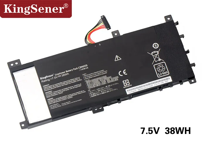 KingSener C21N1335 New Laptop Battery for ASUS VivoBook S451 S451LA S451LB S451LN Series Ultrabook 7.5V 38WH KingSener C21N1335 New Laptop Battery for ASUS VivoBook S451 S451LA S451LB S451LN Series Ultrabook 7.5V 38WH