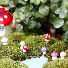 Упаковка из 20 Миниатюрный Кукольный дом бонсай Сказочный садовый пейзаж фирурки грибов домашний садовый горшок Декор микро садовые статуэтки