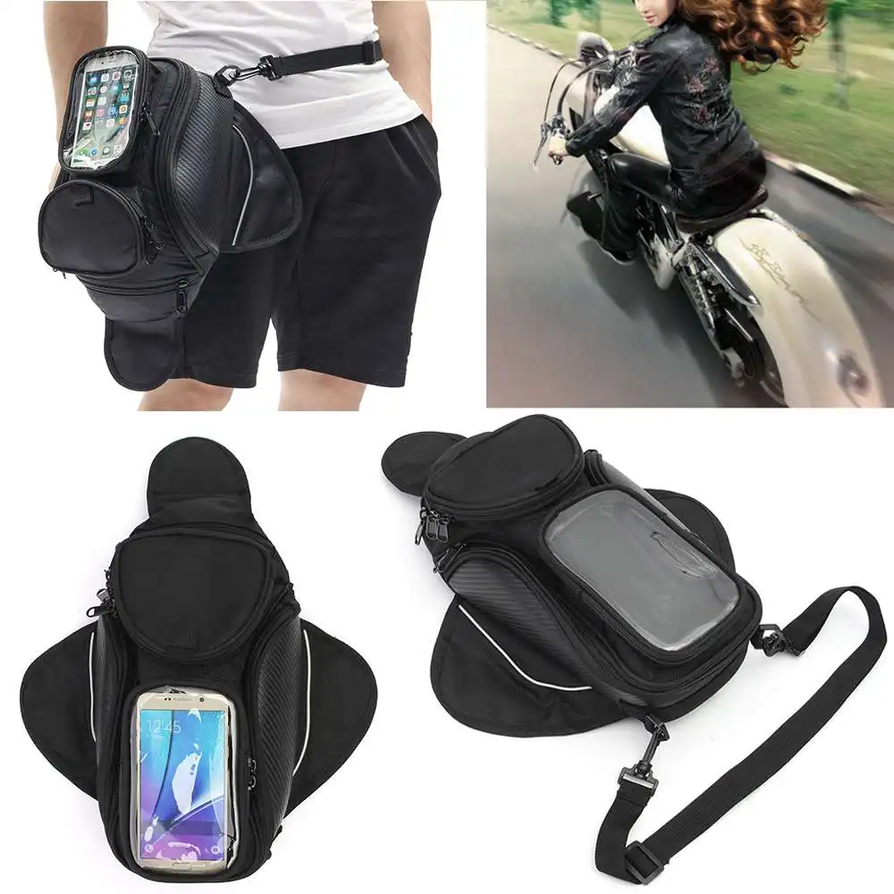 online Mayitr 1 pc Nylon Bolsos 4 Magnético Óleo Do Tanque de Combustível Da Motocicleta Saco Impermeável Mochila Portátil Para O Telefone Móvel Cartões de Dinheiro GPS