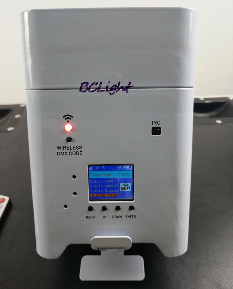Wi-Fi Мобильный телефон пульт дистанционного управления 6*18 Вт RGBWA+ UV 6в1 DMX led батарея беспроволочные par cветильники led uplighting для продажи(12 шт+ 1 чехол