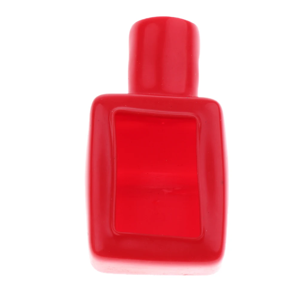 1 Set Universal Battery Terminal PVC Insulating Protector Covers Black+Red