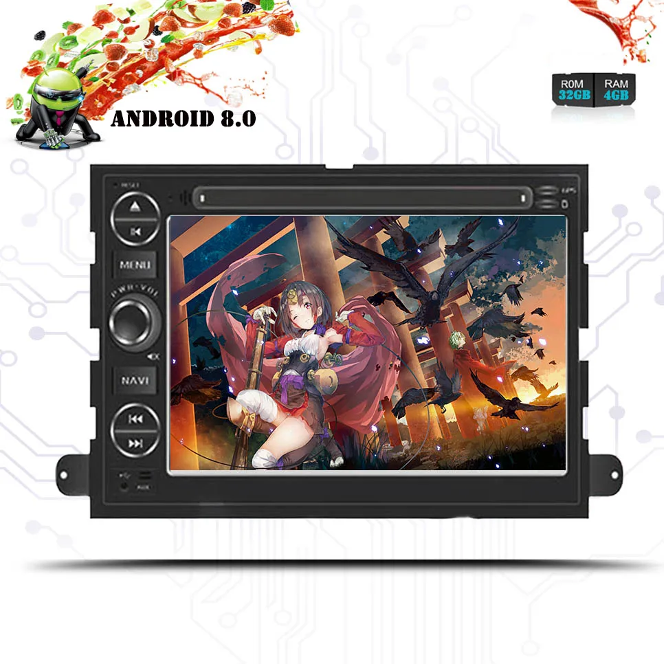 Perfect Bluetooth Android 9.0 Octa Core Car Dvd Radio Stereo Player For Ford F150 F350 F450 F550 F250 Fusion Expedition Mustang Explorer 2