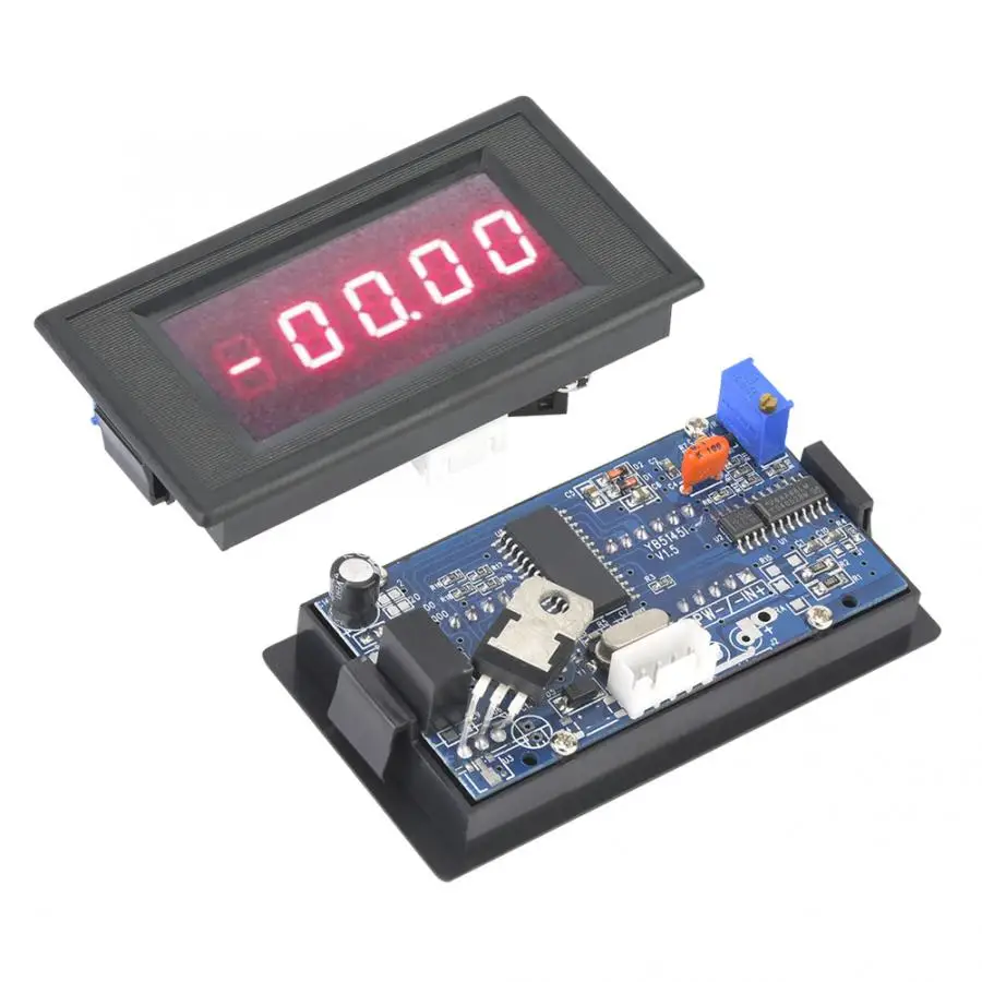 DC8-18V DC200V Isolated Half Seal Four Half Voltmeter LED Voltmeter Height 0.4 inch digital ammeter Voltage Meters YB5145AI