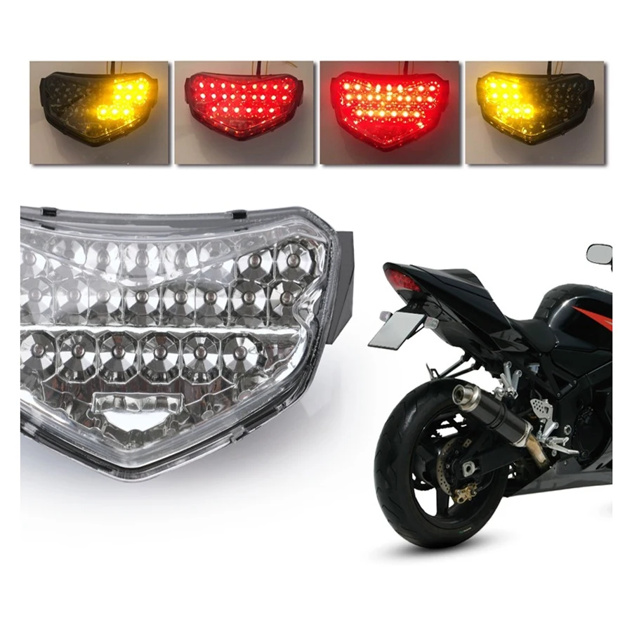 

Motorcycle LED Tail Light Assembly Brake Light Turn Signal Lamp Blinker Special For SUZUKI GSXR600 GSXR750 K4 2004-2005