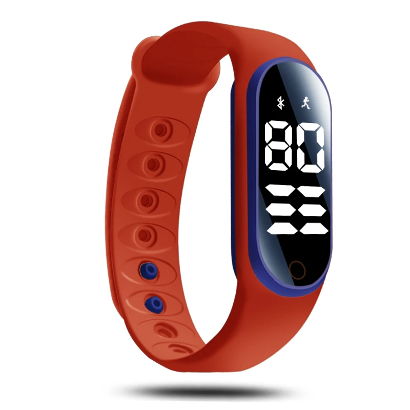 

KuWFi Fitness Watch Bluetooth Smart Bracelet Digital Sport Pedometer Sleep Monitoring on Android iOS Wristband Smart Watch