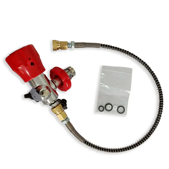 Acecare PCP Paintball 4500psi Fill Station Quick Connector with Hose G5//8