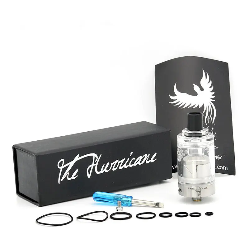 Hurricane V2 RBA Tank Airflow Control 2.5ML Hurricane II