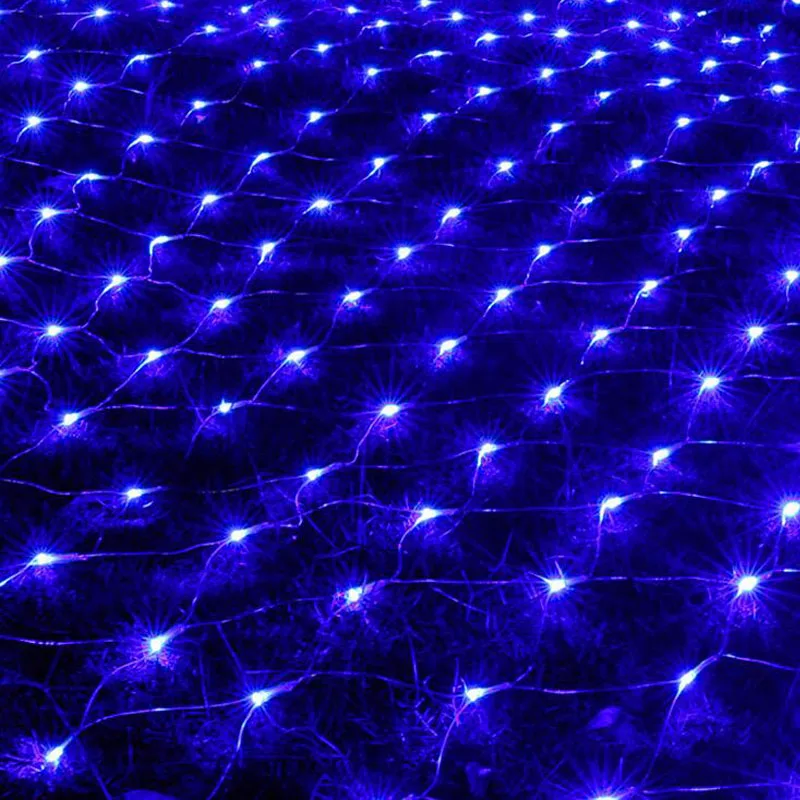 

1.5M*1.5M 120 LEDs Net lights courtyard Waterproof flashing string lights christmas lights outdoor guirlande led fairy lights