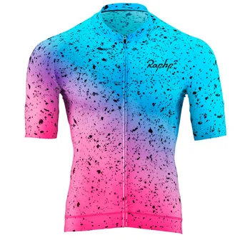

2019 cycling jersey men Fluorescent green blue brand bike clothing mtb road pro racing full Lycra with Reflective strip pocket