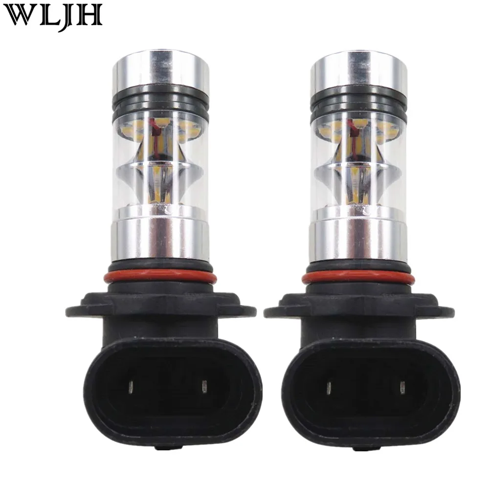 WLJH 2X 100W 1000lm Led H7 H8 9005 9006 5202 1156 1157 7440 7443 H16 P13W PSX24W PSX26W Car Auto Fog Lamp Driving Light Bulbs | 32807213888_th