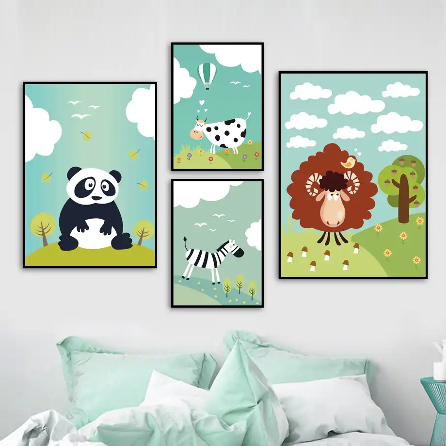 sheep wall art nursery