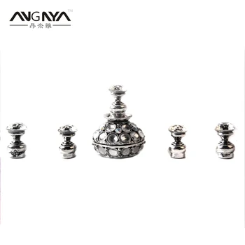 

ANGNYA 2Colors Nail Polish Display Magnetic Nail Tip Nail Tips Practice Stand Stuck Crystal Holder Golden Silver Design Manicure