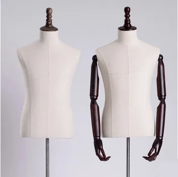 

Fashion Adjustable Dress Form Dressmaker Mannequinn Fabric Mannequin Bust Dummy Flexible for Dress Display