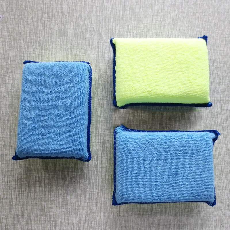 

1pc Absorbent Car Care Washing Tools High Density Wash Overlocking Square Towel Sponge Super Dust Home Cleaning 13.5*9.5*4cm