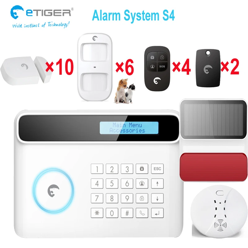 GSM SMS Home intrusion Security Alarm System Detector Sensor shop house office alarm security