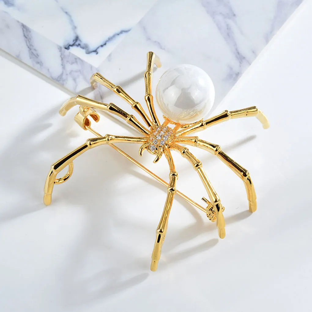 

Cartoon Spider Vintage Style Brooches Badge Women Girls Zircon Clothing Bag Suit Dress Breastpin Brooch Pin