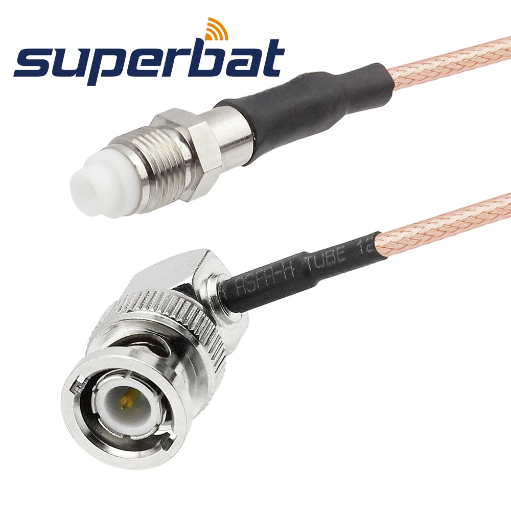 Superbat FME прямой разъем типа &quotДжек&quot для штекер BNC правый угол помощью
