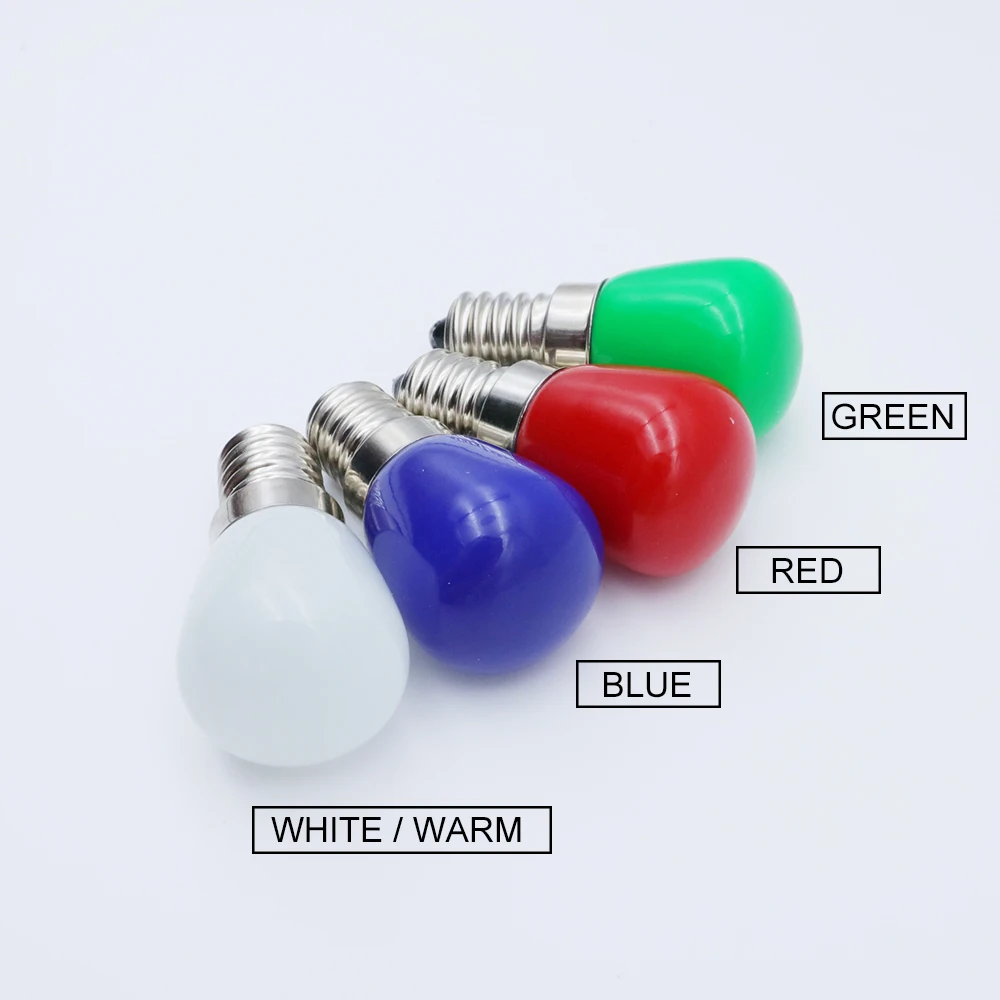 5PCS MINI 2W E14 LED bulb AC 220V LED lamp for Refrigerator Crystal chandeliers Lighting White / Warm white / Red / Blue / Green