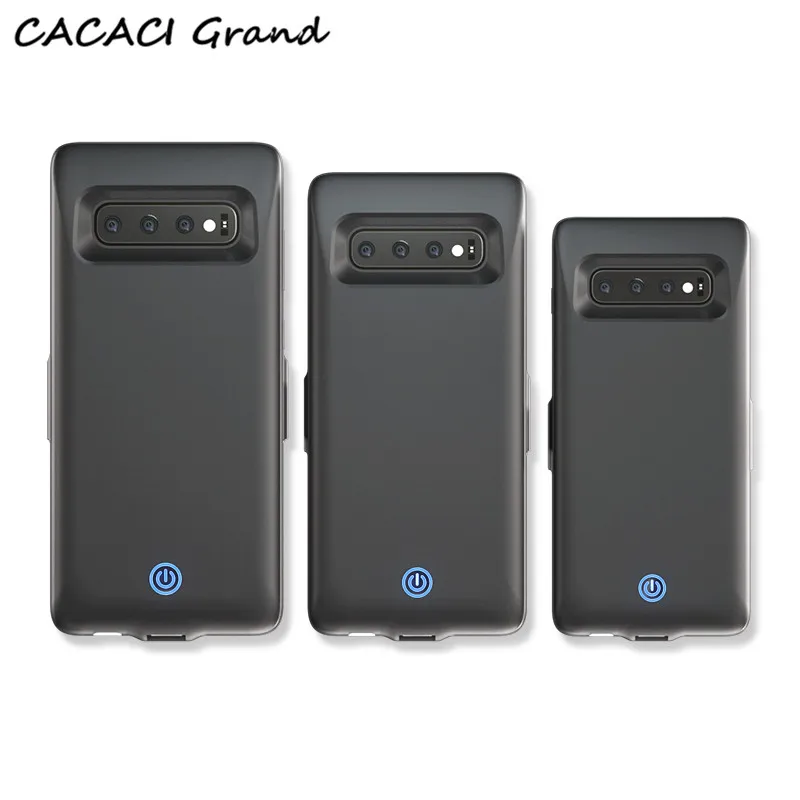 

New 7000mah Charger Battery Case for Samsung Galaxy S10 S10e Portable Back Clip Power Wireless Charger for Galaxy S10 plus Cover