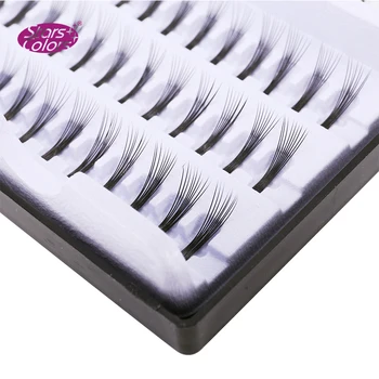 

Hot sell import 8D eyelash natural false lashes Black Eyelashes Extension 60 bunches beauty make up tools
