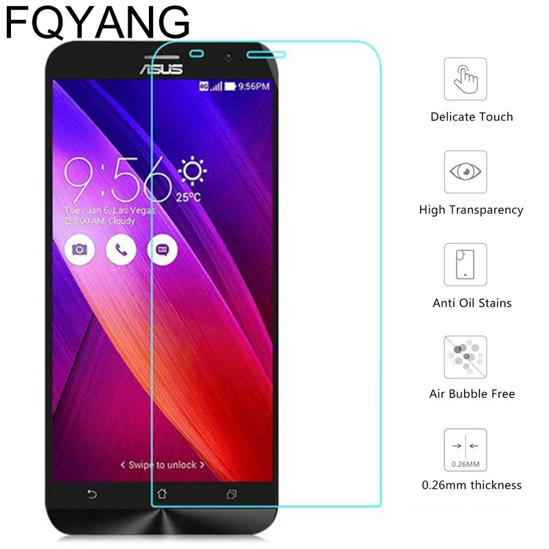 

FQYANG 9H 2.5D Tempered Glass For ASUS ZD551 G500TG LIVE ZC600KL ZS620KL ZS600KL Tempered Protective Screen Protector