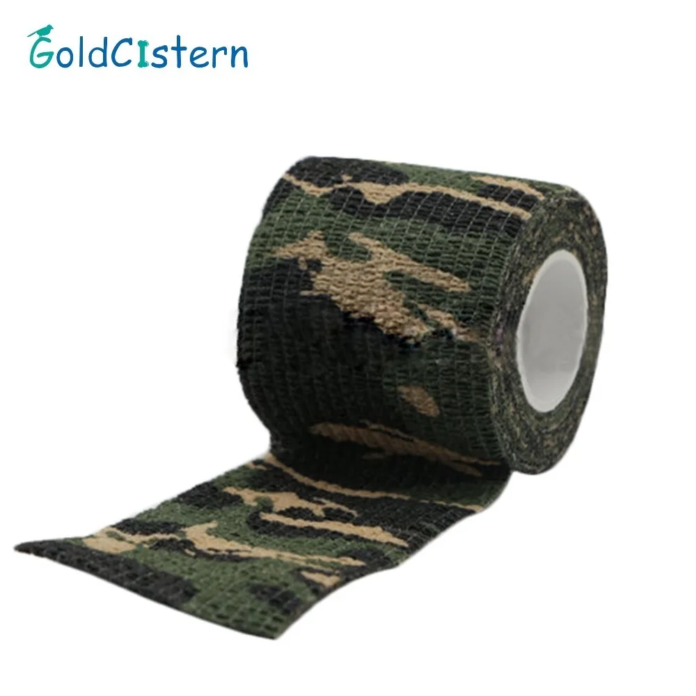 

4Style Pet dog Cat Self-adhesive Elastic Bandage Non-Woven Fabrics Pets Multifunctional Bandage with Camouflage Decoration