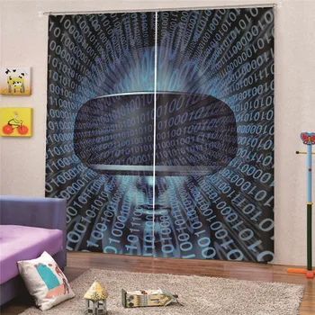 

3D Digital Print VR Blackout Curtain For Living Room Children Bedroom Cartoon Printed kids Cortinas Draps Home Decor AP16