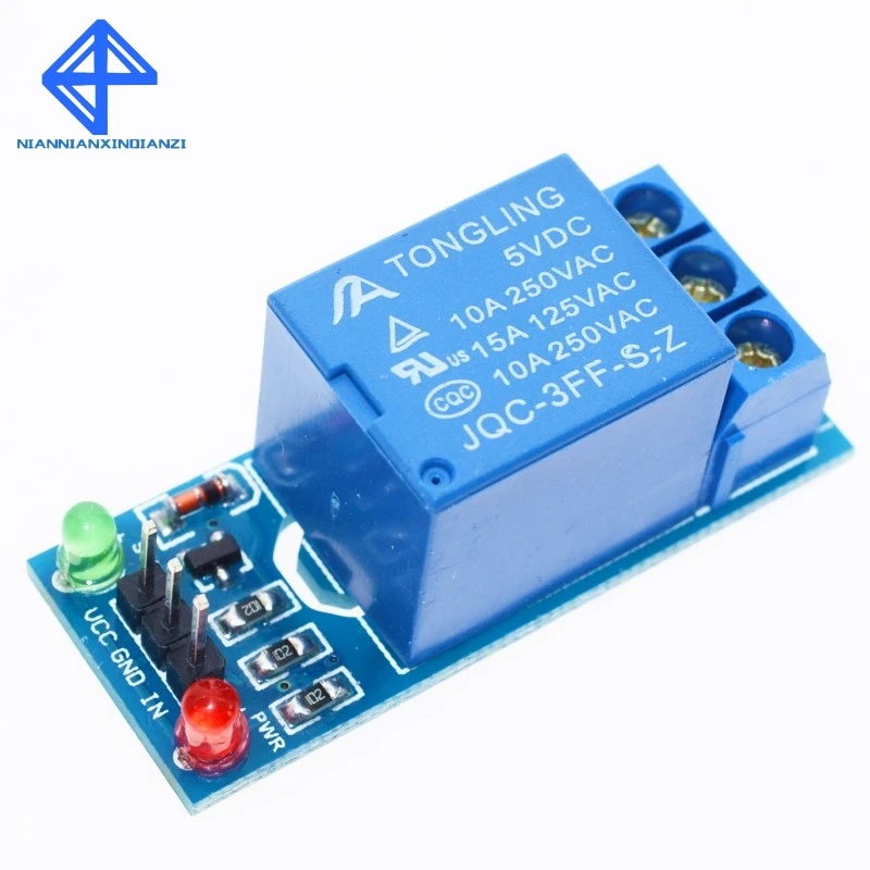 

1pcs 5V low level trigger One 1 Channel Relay Module interface Board Shield For PIC AVR DSP ARM MCU