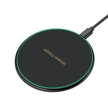 Wireless Charger for IPhone X 8 Plus USB Charger 10W Fast Charger for Samsung S9 S8 S7 HTC Huawei Mobile Phone Charger
