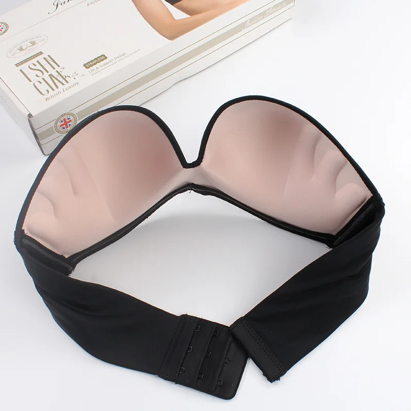 Женский бесшовный бюстгальтер пуш-ап без бретелек с чашками A B C | Женская одежда