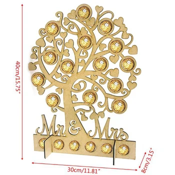 

Wedding Love Heart Shaped Chocolate Tree Wedding Guests Chocolate Cabinet Wedding Party Decoration Candy Holder Table Decor